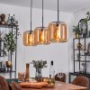 Lauden Lámpara Colgante - Cristal 25 cm Colores ámbar, 3 luces