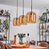 Lauden Lámpara Colgante - Cristal 25 cm Colores ámbar, 3 luces
