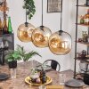 Ripoll Lámpara Colgante - Cristal 30 cm Negro, 3 luces