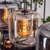 Lauden Lámpara Colgante - Szkło 25 cm Colores ámbar, Transparente, Ahumado, 3 luces
