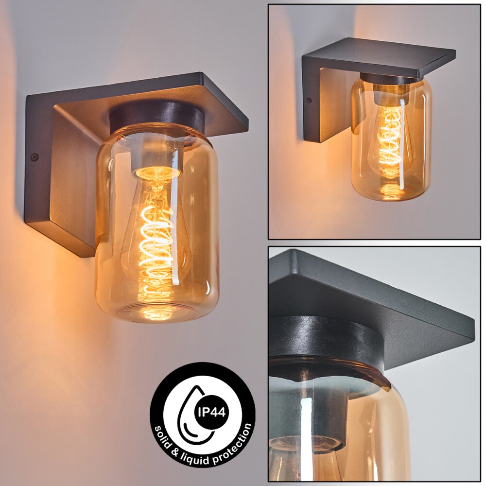 Aquin Aplique para exterior Antracita, 1 luz main product photo