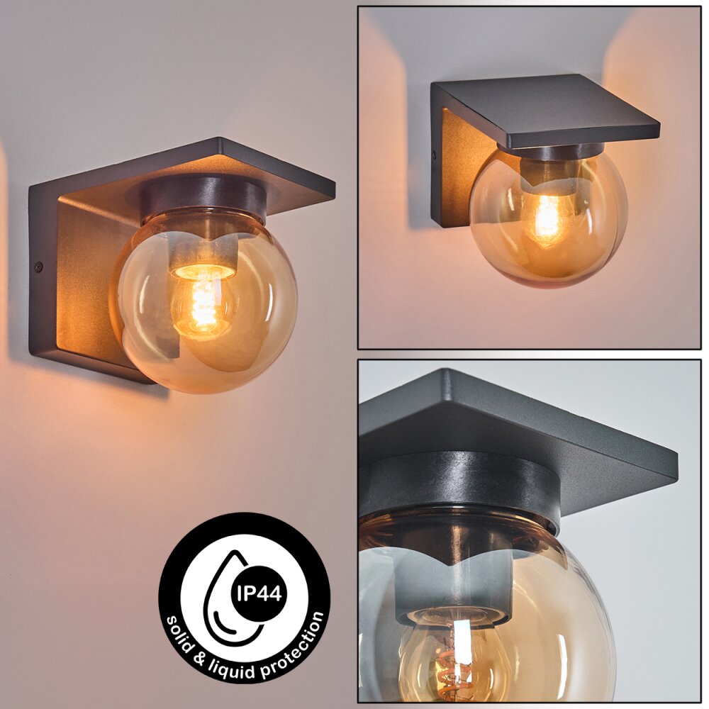 Aquin Aplique para exterior Antracita, 1 luz main product photo