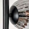 Remaisnil Lámpara de Pie - Szkło 10 cm, 12 cm Negro, 5 luces