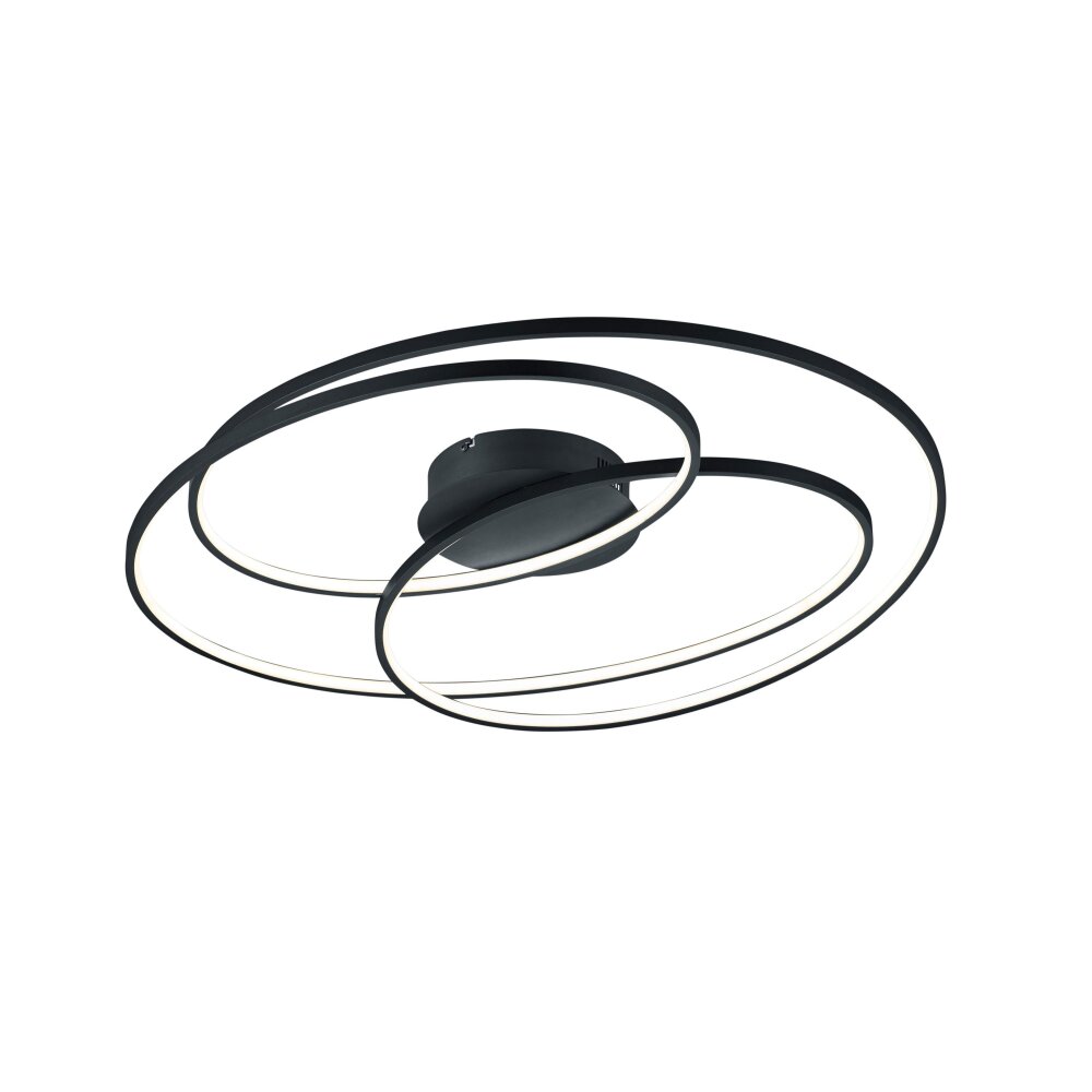 Trio Gale Lámpara de Techo LED Negro, 1 luz main product photo