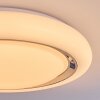 Kaas Lámpara de Techo LED Cromo, Blanca, 1 luz