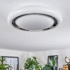 Kaas Lámpara de Techo LED Cromo, Blanca, 1 luz