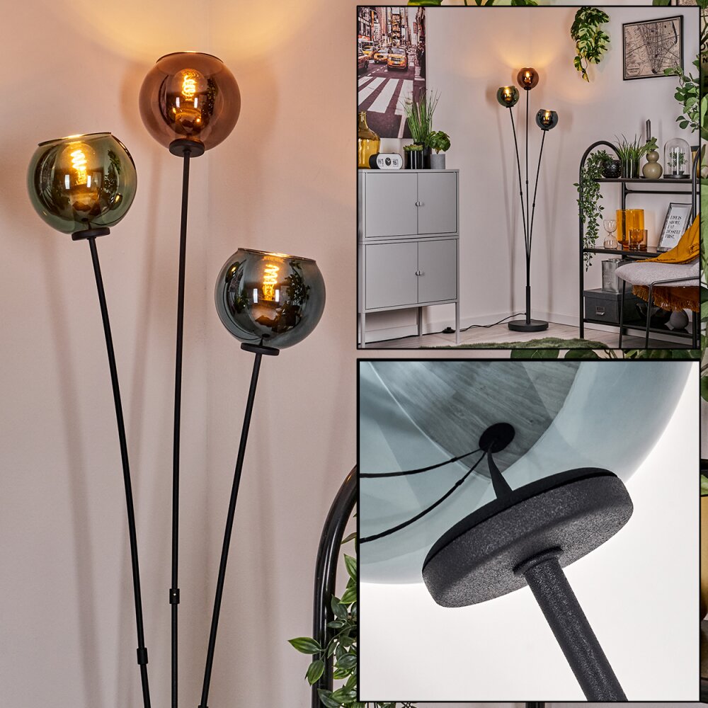 Belp Lámpara de Pie Negro, 3 luces main product photo