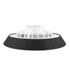 Reality VARBERG Ventilador de techo LED Negro, 1 luz, Mando a distancia