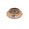 Reality LILLESAND Ventilador de techo Negro, 4 luces, Mando a distancia
