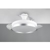Reality LINDBERG Ventilador de techo LED Titanio, 1 luz, Mando a distancia