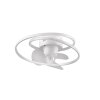 Reality UMEA Ventilador de techo LED Blanca, 1 luz, Mando a distancia