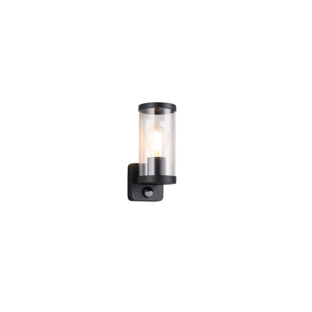 Reality BONITO Aplique Negro, 1 luz, Sensor de movimiento main product photo