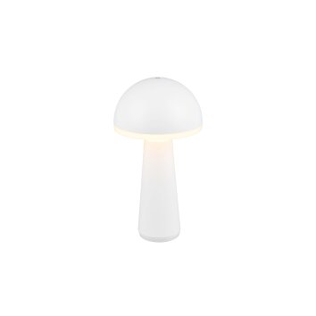 Reality FUNGO Lámpara de mesa LED Blanca, 1 luz