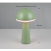 Reality FUNGO Lámpara de mesa LED Verde, 1 luz