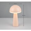 Reality FUNGO Lámpara de mesa LED Beige, 1 luz