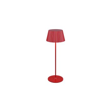 Reality SUAREZ Lámpara de mesa LED Rojo, 1 luz