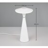 Reality TORREZ Lámpara de mesa LED Blanca, 1 luz