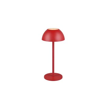 Reality RICARDO Lámpara de mesa LED Rojo, 1 luz