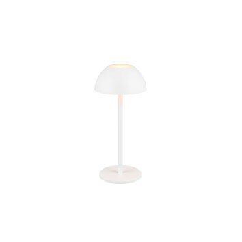 Reality RICARDO Lámpara de mesa LED Blanca, 1 luz
