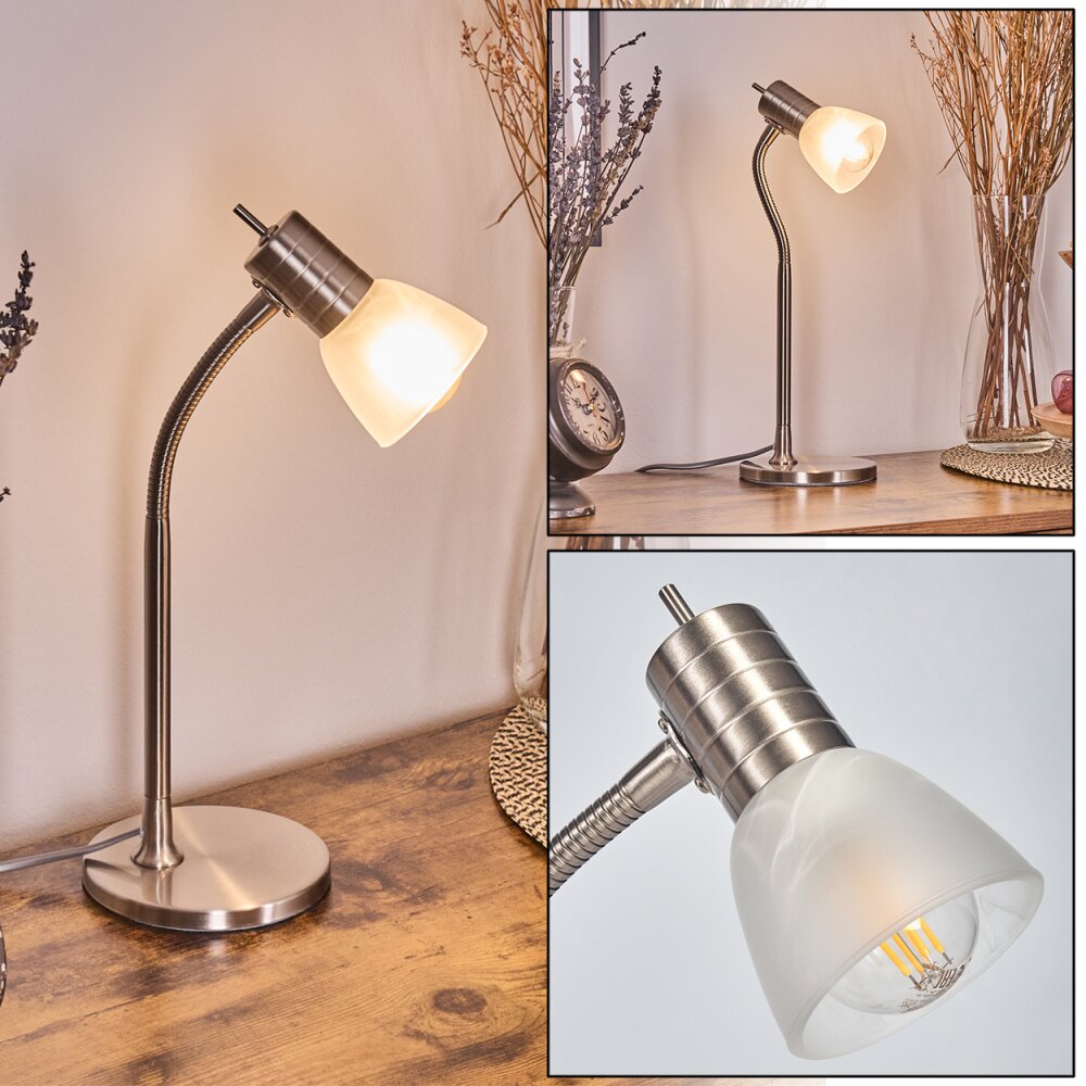 Stampen Lámparas de mesa Níquel-mate, 1 luz main product photo