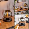 Koyoto Lámparas de mesa 15 cm Cromo, 1 luz