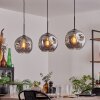 Ripoll Lámparas suspendidas Ahumado, 3 luces