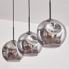 Ripoll Lámparas suspendidas Ahumado, 3 luces