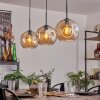 Ripoll Lámparas suspendidas Colores ámbar, 3 luces