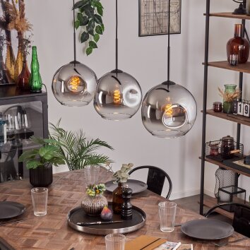 Ripoll Lámparas suspendidas Negro, 3 luces