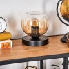 Koyoto Lámparas de mesa 15 cm Negro, 1 luz