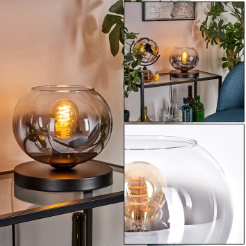 Apedo Lámparas de mesa Negro, 1 luz Apedo Lámparas de mesa Negro, 1 luz