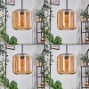 Lauden Lámparas suspendidas Negro, 4 luces