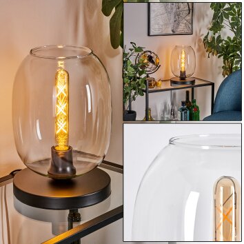 Apedo Lámparas de mesa Transparente, 1 luz Apedo Lámparas de mesa Transparente, 1 luz