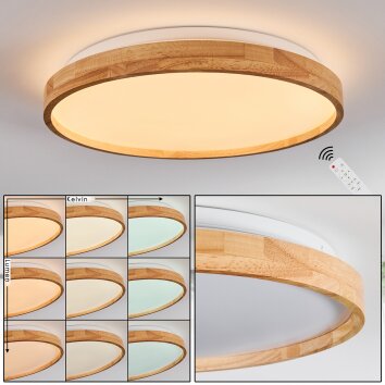 Sofo Plafones LED Blanca, 1 luz, Mando a distancia