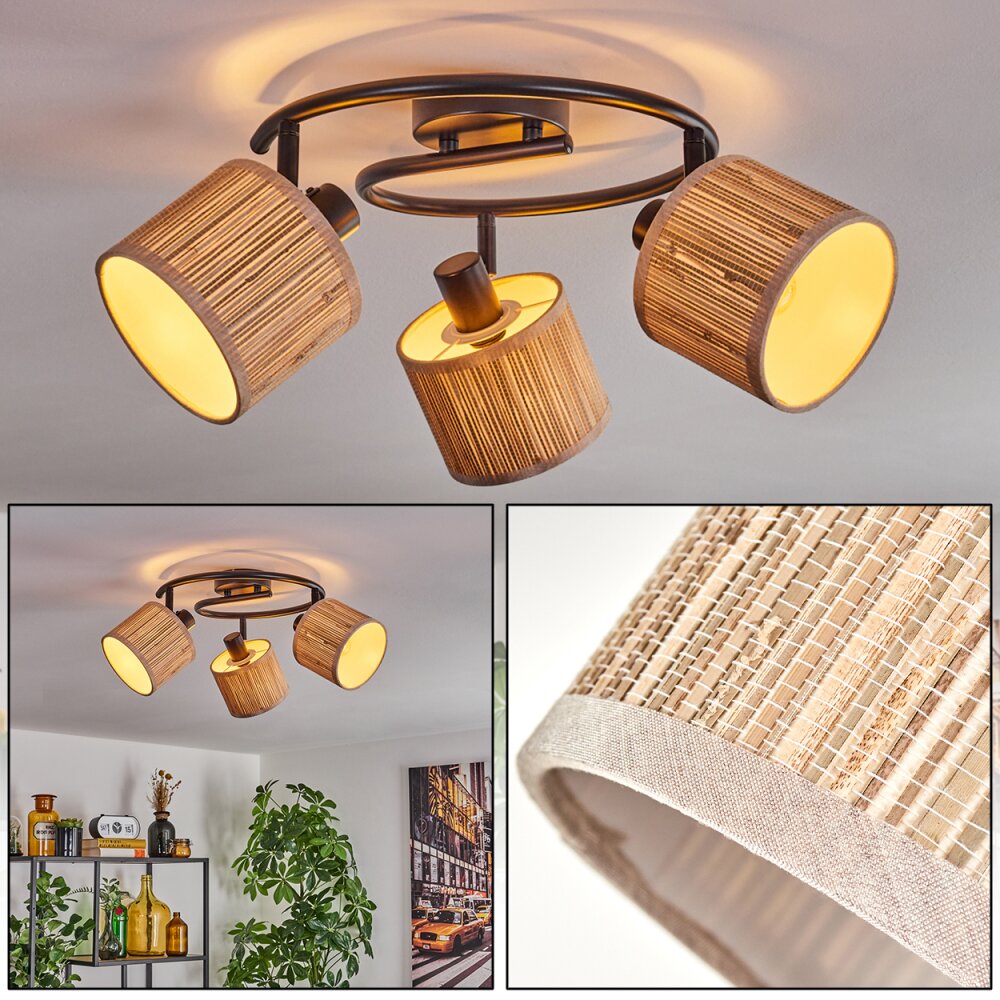 Bongal Plafones Negro, 3 luces main product photo