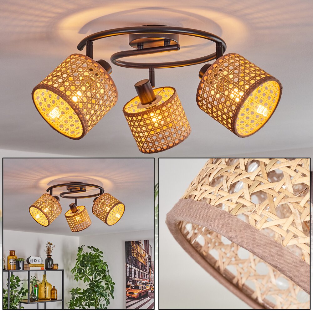 Bongal Plafones Negro, 3 luces main product photo
