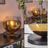 Koyoto Lámparas de mesa 25 cm Negro, 1 luz