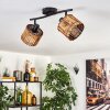 Cando Plafones Negro, 2 luces