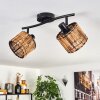 Cando Plafones Negro, 2 luces