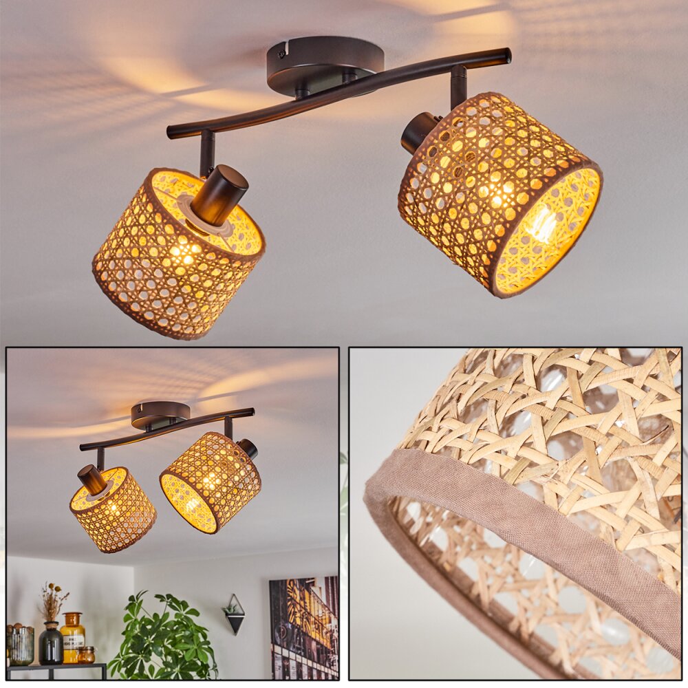 Barcos Plafones Negro, 2 luces main product photo