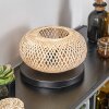 Bauro Lámparas de mesa 25 cm Negro, 1 luz