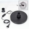 Ripoll Lámparas de mesa Negro, 1 luz