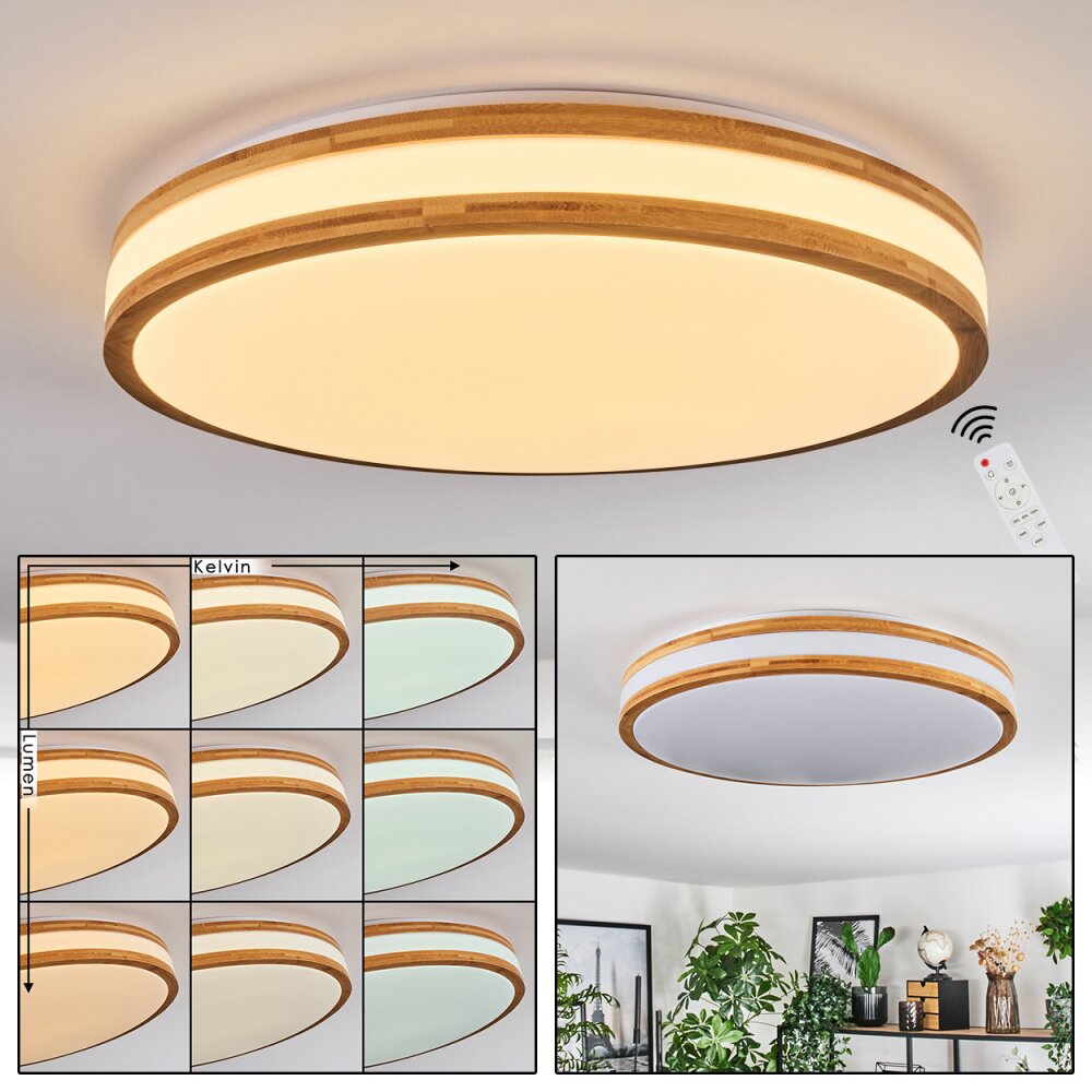 Sofo Plafones LED Blanca, 1 luz, Mando a distancia main product photo