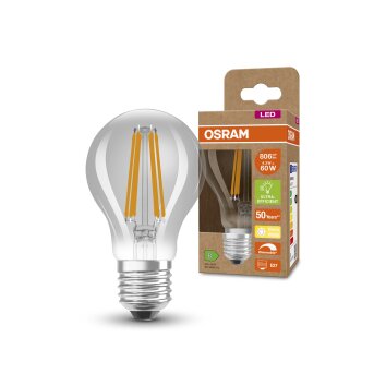 Lámparas Osram E27 LED 4.3 Watt blanco cálido regulable 806 Lumen