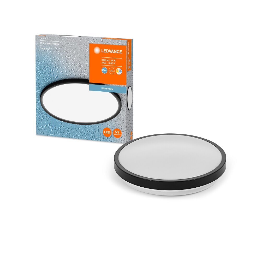 Lámparas Ledvance Bathroom Lámpara de baño LED Negro, 1 luz main product photo
