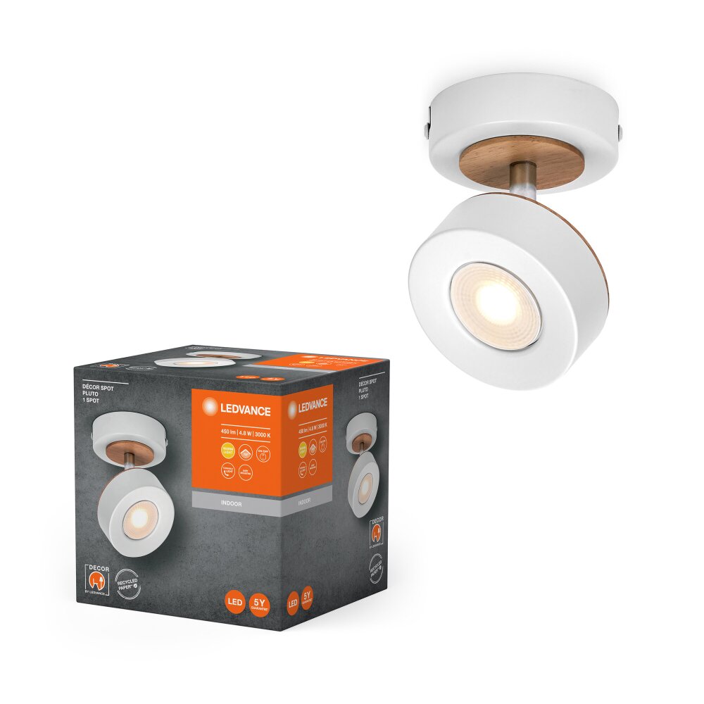 Lámparas Ledvance Decor Plafones LED Blanca, 1 luz main product photo
