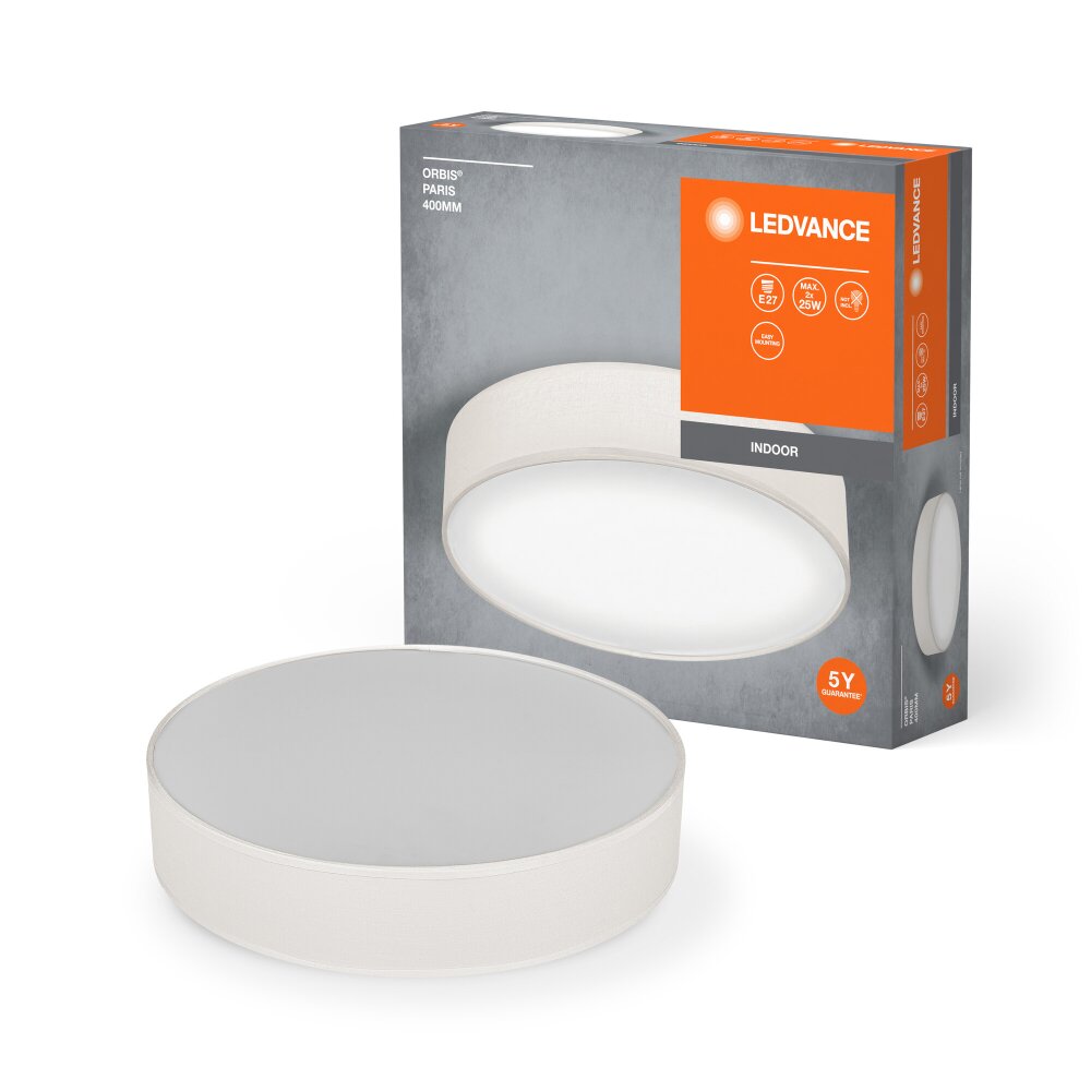 Lámparas Ledvance Orbis Plafones Beige, 3 luces main product photo