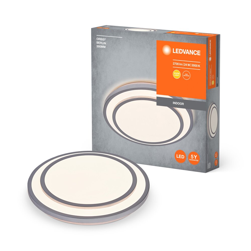 Lámparas Ledvance Orbis Plafones LED Plata, 1 luz main product photo