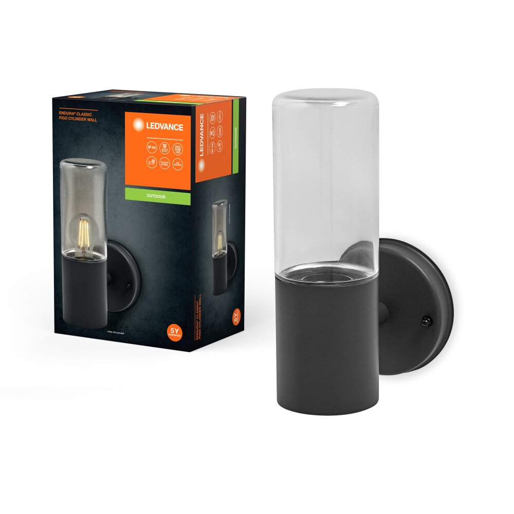 Lámparas Ledvance Endura Apliques Gris, 1 luz main product photo