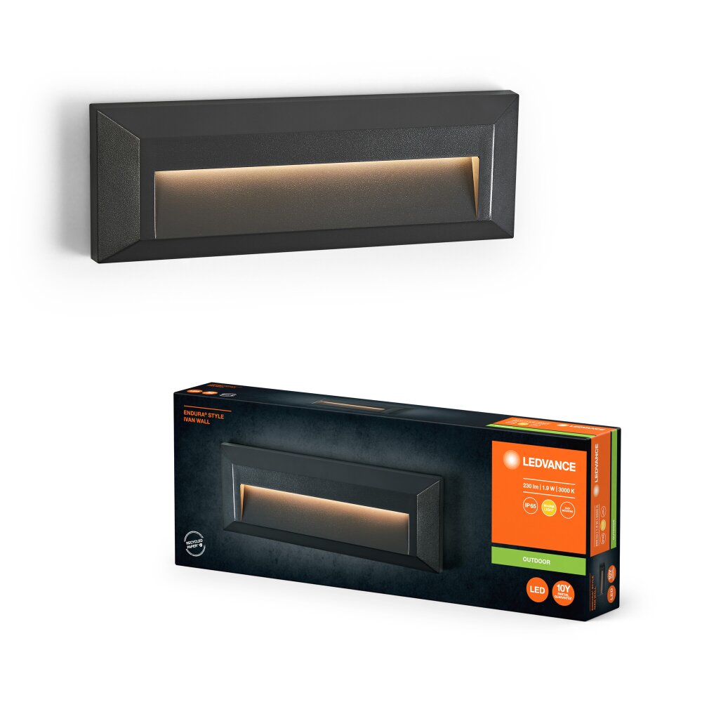 Lámparas Ledvance Endura Aplique de exterior LED Gris, 1 luz main product photo